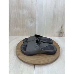 Crocs Modi 2.0 Fisherman Brown Casual Sandal Slides Unisex M 5 W 7